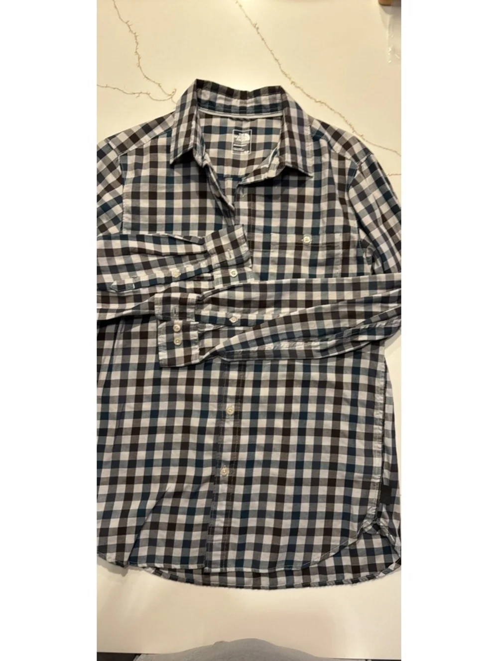 The North Face Men's Small Gingham Button-Down Shirt